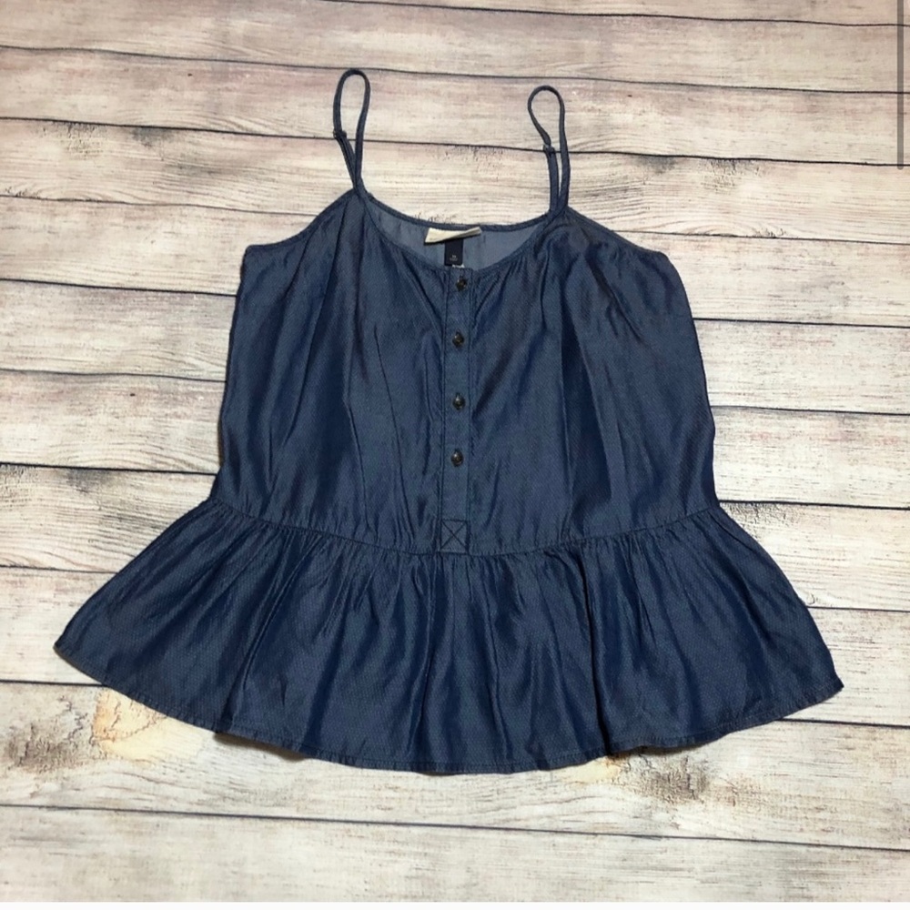 Universal Thread Denim Spaghetti Strap Tank Size M